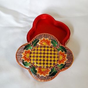 Beautiful Straw Trinket Box